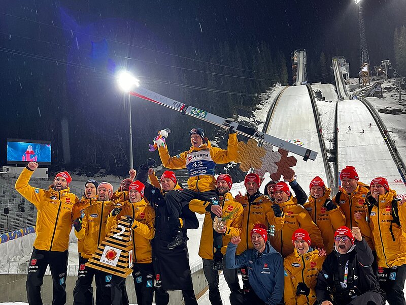 Wellingers Silber beim Ritt auf der Rasierklinge