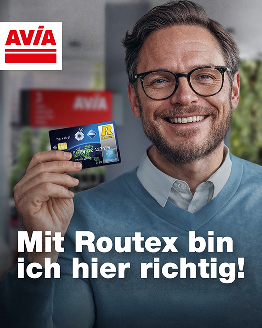 Routex Tankkarten-Akzeptanz startet an 900 AVIA Tankstellen