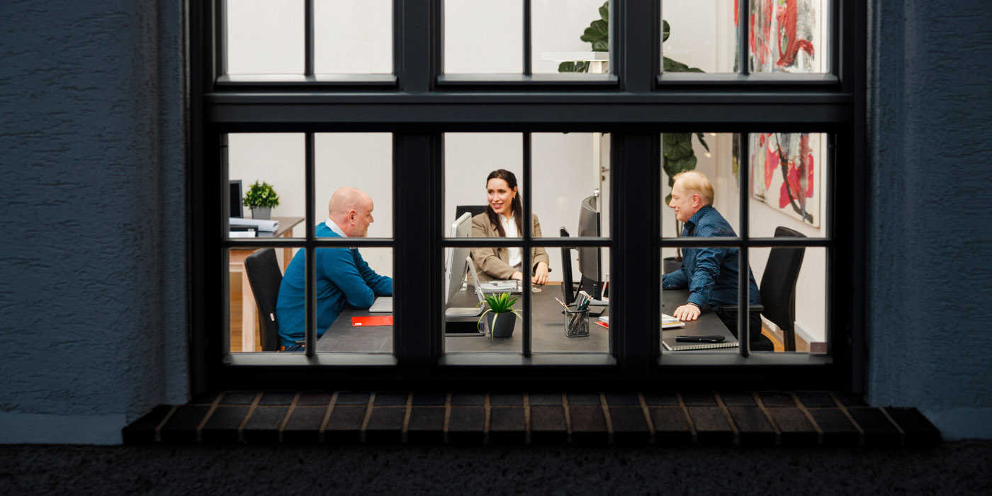 Meeting von außen Aufgenommen