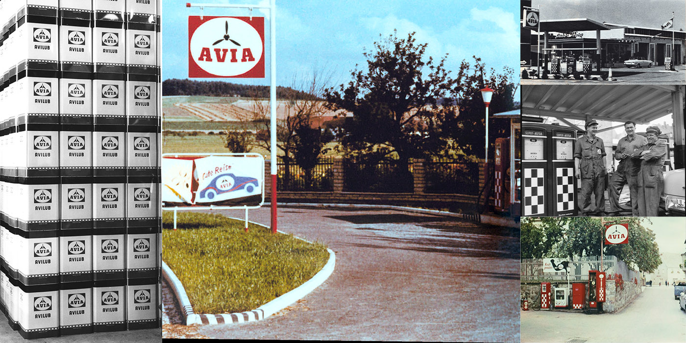 Kollage aus älteren Fotos