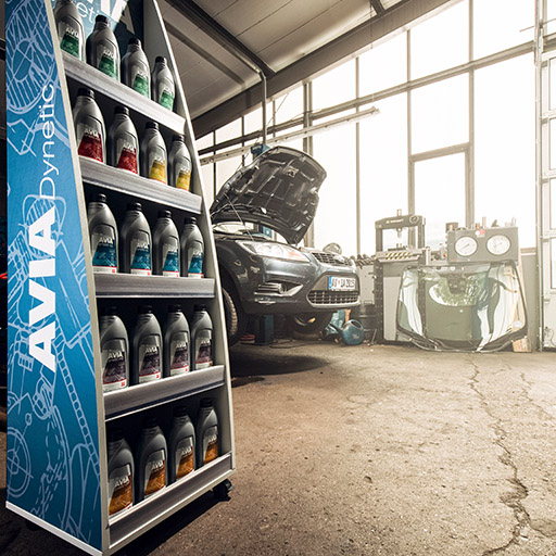 Aufsteller Sortiment AVIA SYNTH